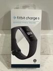 FITBIT CHARGE 3 FITNESS TRACKER HEART RATE STEPS SMALL & LARGE BANDS NEW SEALED