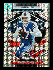 Josh Allen 2023 Panini Mosaic NATIONAL PRIDE Mosaic Silver Prizm Bills #257