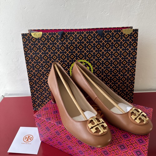 Tory Burch hell braun tan Pumps 40,5 / US 10 Damen Full Set NEU - Bild 1 von 8