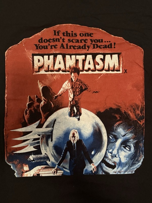 PHANTASM Official t-shirt size L 1979 Horror no DVD Blu-ray Poster Shoot To Kill
