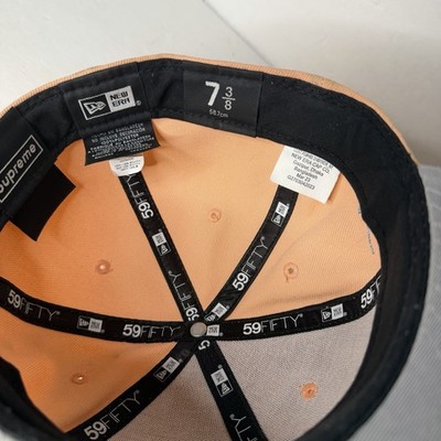 Supreme King Of New York Hat Mens Size 7 3/8 Fitted Peach New Era