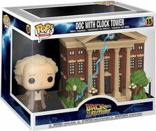 Figura - Back To The Future: Funko Pop! Town - Doc With Clock Tower (vinyl Fi...