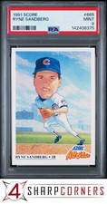 1991 SCORE #665 RYNE SANDBERG CUBS HOF PSA 9