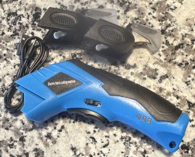 Electric Cutter/Scissors Electric Scissors Fabric Cutter w/ Charger & 2 Blades