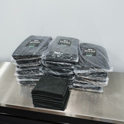 The Clean Garage Do It All Microfiber Towel | Black | Full Case 180