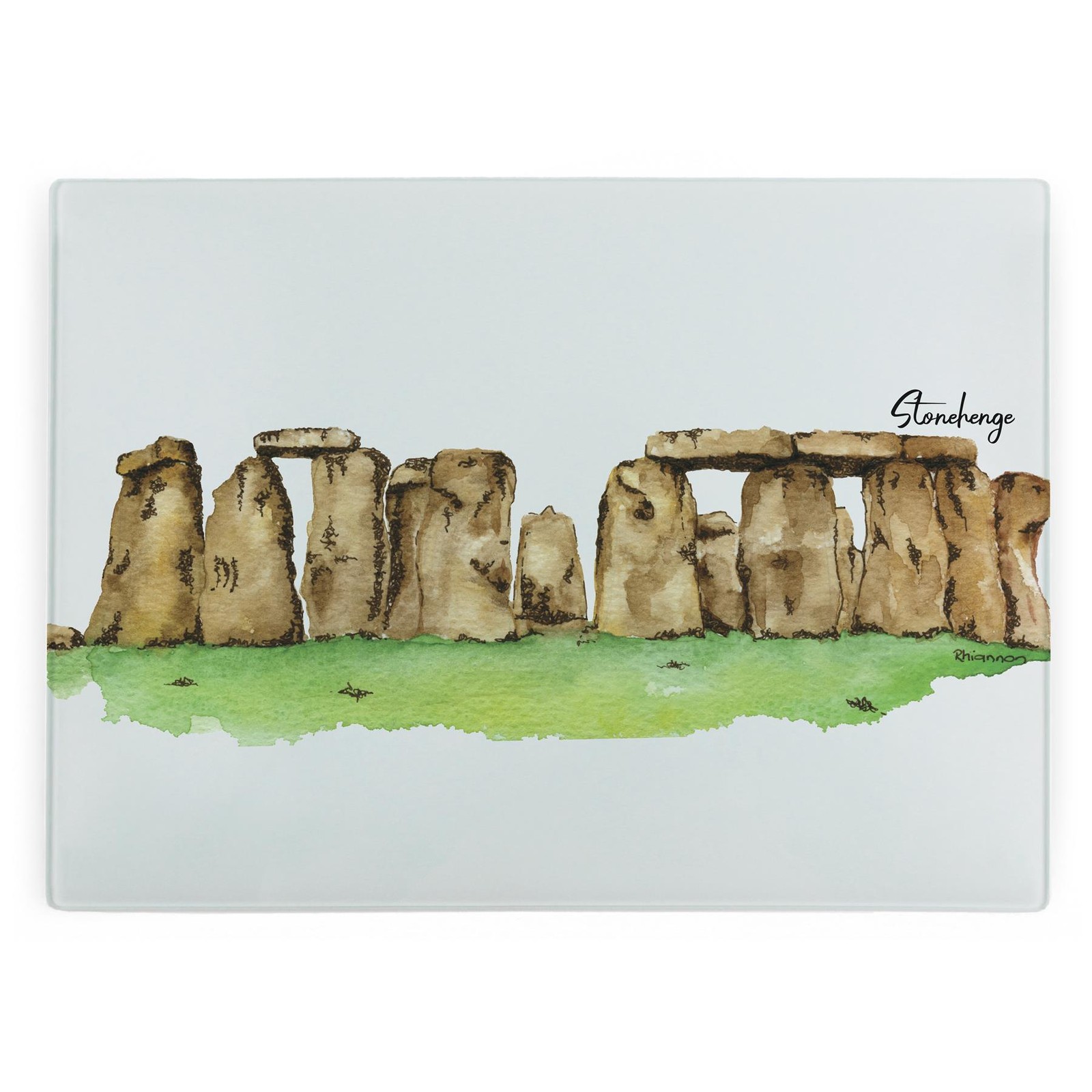 Stonehenge Large Worktop Protector - Novelty Landmarks Souvenir Kitchen Gifts
