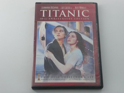 Titanic DVD 1997 10th Anniversary Ed. DiCaprio, Winslet, Cameron 2-Disc Set