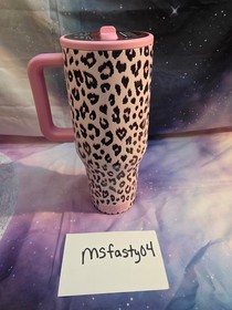 Hydrojug X Victoria's Secret VS PINK LEOPARD 40oz Traveler Tumbler NEW IN BOX
