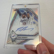 Topps Finest Max Muncy Autograph Card Dodgers