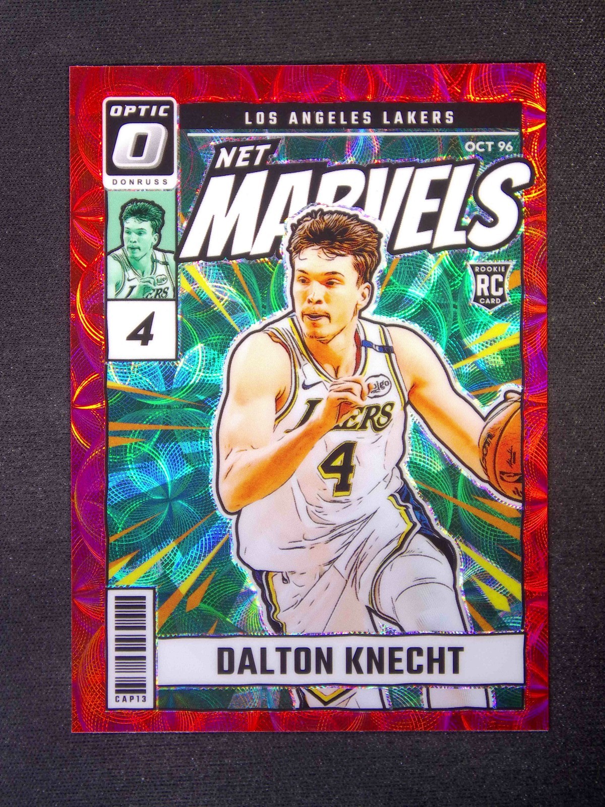 2024-25 Donruss Optic Dalton Knecht RC Rookie Net Marvels Red International