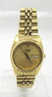 Pre-Owned Seiko 7N83-0041 Gold Tone Round Dial 24mm Wrist Watch