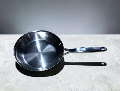 The Pampered Chef 8'' Stainless Steel Skillet Sauté Frying Pan