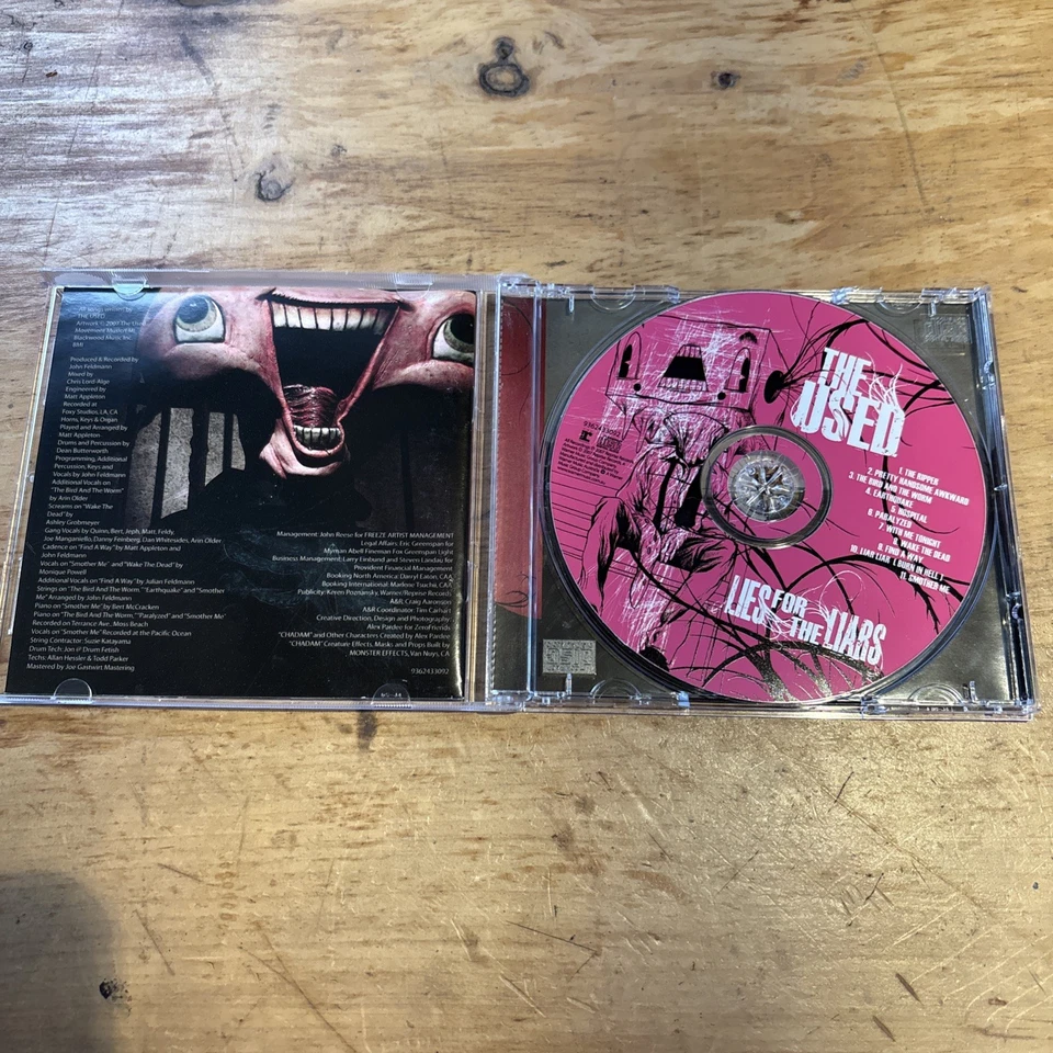 The Used - Lies for the Liars Cd 2007 Reprise Records Free Post - Image 3 of 4