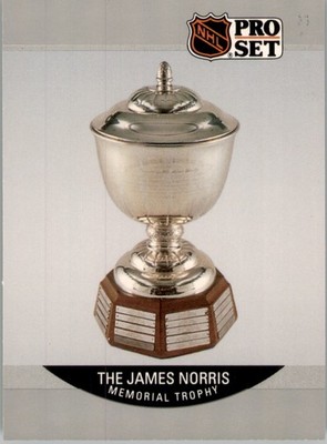 1990-91 Pro Set The James Norris Memorial Trophy #384 Boston Bruins