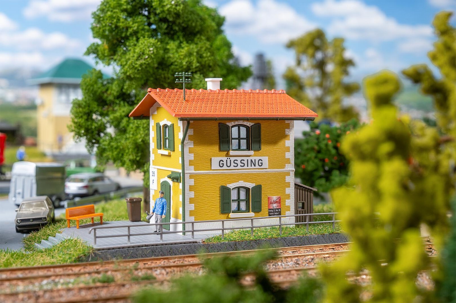 Faller H0 120305  Bahnw&auml;rterh&auml;uschen G&uuml;ssing Bausatz NEU & OVP