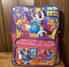 Lisa Frank Panda Painter Backpack 90s Collectible Vintage Lisa Frank Bag
