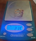 10K China: Yellow Gold Pear shaped Amethyst 8.5mmx13mm Ring Size 8.25 — photo 2