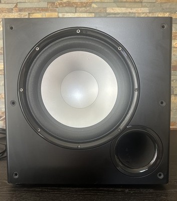 Polk Audio PSW108 Powered Subwoofer Tested Works Great  No Grill Black