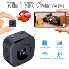 HD Mini WiFi Security Camera Full Colour Night Vision Waterproof Motion Detector