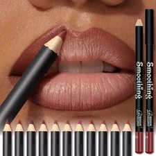 Waterproof Matte Lip Liner Pencil Long Lasting Moisturising 12 Colors