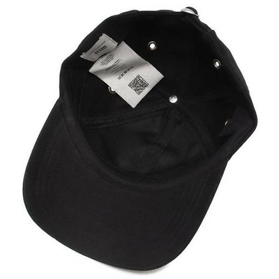 AMI PARIS Hat Embroidery Cap Black Men Women Unisex AMI PARIS 57cm