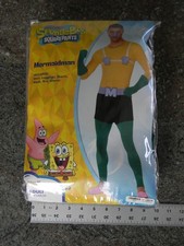 SpongeBob Squarepants  Men’s Mermaidman Costume Halloween Dress Up XL Spirit