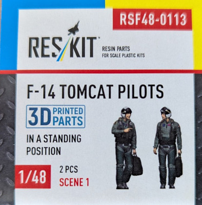 ResKit RSF48-0113 - 1:48  F-14 Tomcat Pilots, 2 Figures, Scene 1. Resin 3d Druck