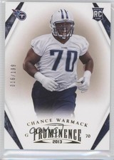 2013 Panini Prominence Gold 16/199 Chance Warmack #111 z6b