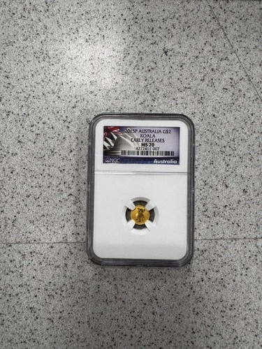 2015 Perth Mint Australia Gold $2 Koala Early Releases NGC Ms 70