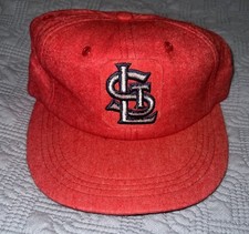 MLB Vintage 60s/70s STL St Louis Cardinals Wool Rayon Flexfit Cap 7-7 1/2 M NWOT