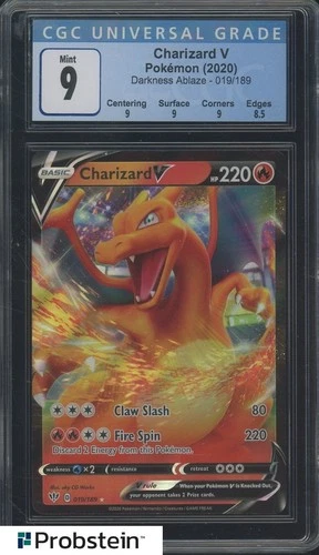 2020 Pokemon Darkness Ablaze #019 Charizard V CGC 9 MINT