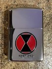 Zippo Collectible Genuine Fort Ord High Polish Chrome Lighter EXC — photo 1