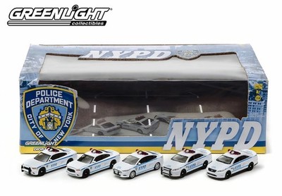 Greenlight diecast NYPD 5 Car Set Extremely Rare Open To Offers Second One!