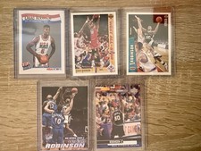 Lot Of 5 David Robinson UD Fleer Ultra NBA Hoops Spurs #58 #329 #187 #117 NM