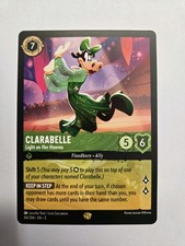 DISNEY LORCANA CLARABELLE LIGHT ON HER HOOVES LEGENDARY NON FOIL 84/204