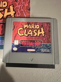 Mario Clash (Nintendo Virtual Boy) Guaranteed - Authentic & Tested USA Version
