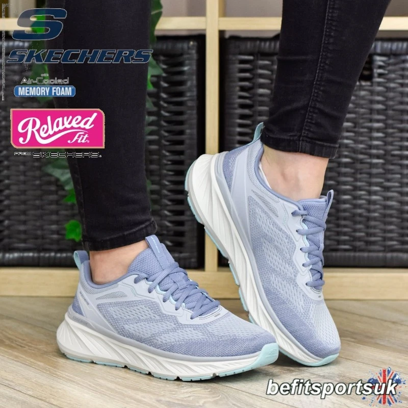 SKECHERS WOMENS SHOES BLUE SKETCHERS LADIES VAPOR GYM WALK RUN TRAINERS UK 6 6.5