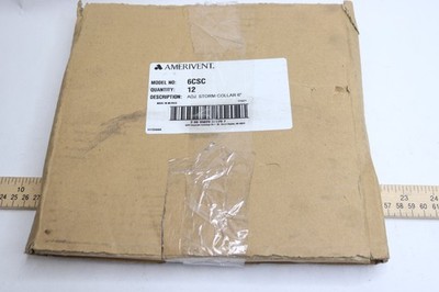 (12-Pk) AmeriVent Storm Collar 6'' 6CSC