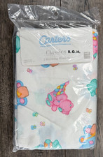 Brand New Vintage Carter's Classics 2pk Colorful Bear Receiving Baby Blankets