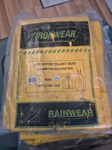 IRONWEAR 3 pc Hydroblast Suit size 4XL RAIN SUIT