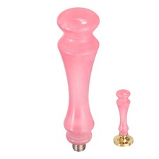 Wax Seal Stamp Handle Only Resin Stamp Handle 3.39" Pink