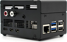 KKSB Case for Raspberry Pi 5 - Compatible with Pi DAC  Pro, Supports Iqaudio D