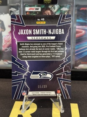 2025 Panini Phoenix - Jaxon Smith-Njigba Silver Seismic