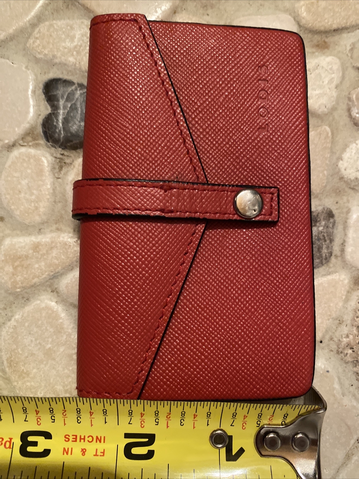 LODIS SEXY RED LEATHER UNISEX Business Card Case … - image 3