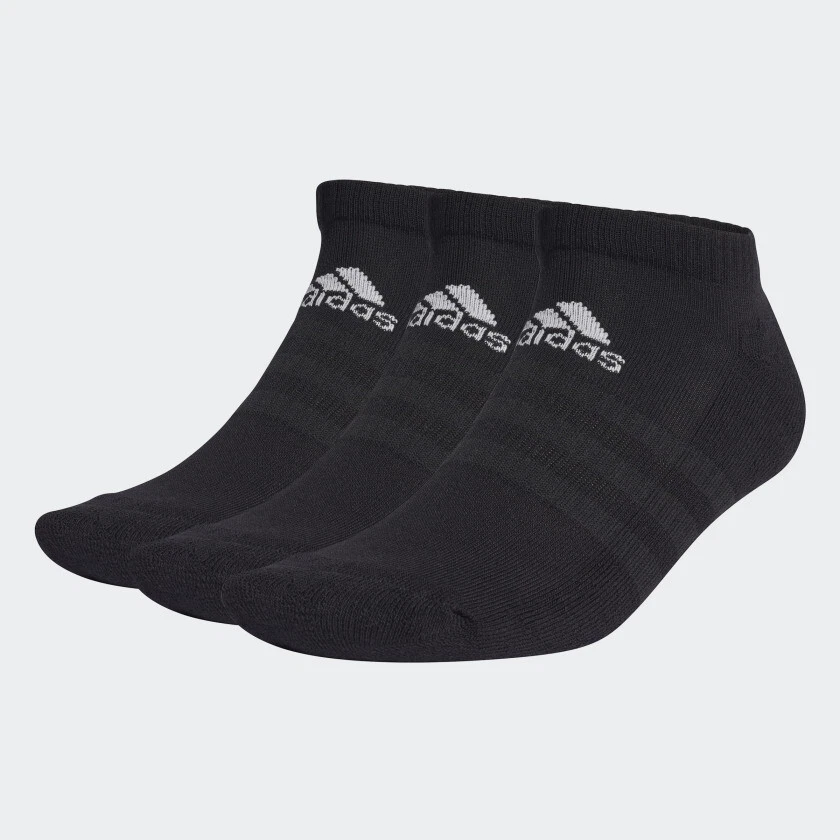 CALZE 3 PAIA ADIDAS TRIPACK GC7304 LOW CUT FANTASMINO NERO BLACK