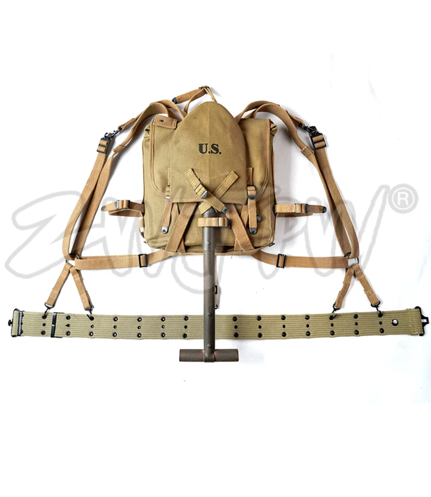 WWII WW2 US ARMY USMC M1941 BACKPACK HAVERSACK EQUIPMENT