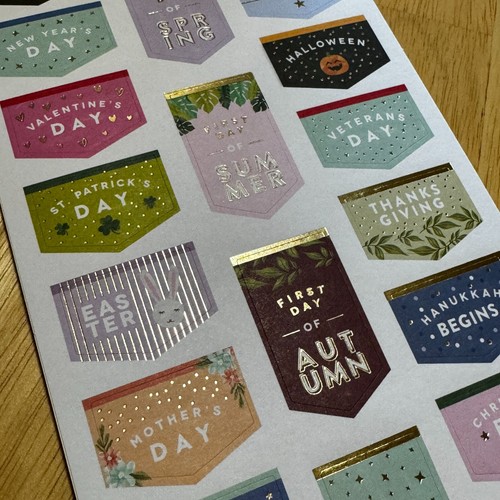 The Happy Planner Sticker Book Happy Illustrations 521 Pieces Watercolor - Picture 4 of 17