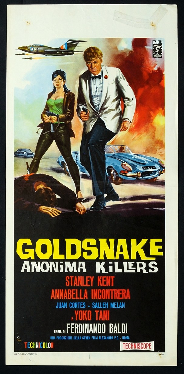 Locandina di GOLDSNAKE ANONIMA KILLERS (1966)
