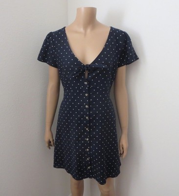 abercrombie polka dot dress