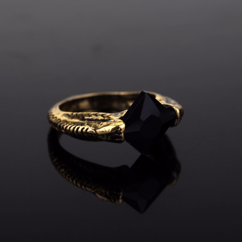 Harry Potter Horrocrux Hechicero Piedra Negra Anillo Resurrección Anillo